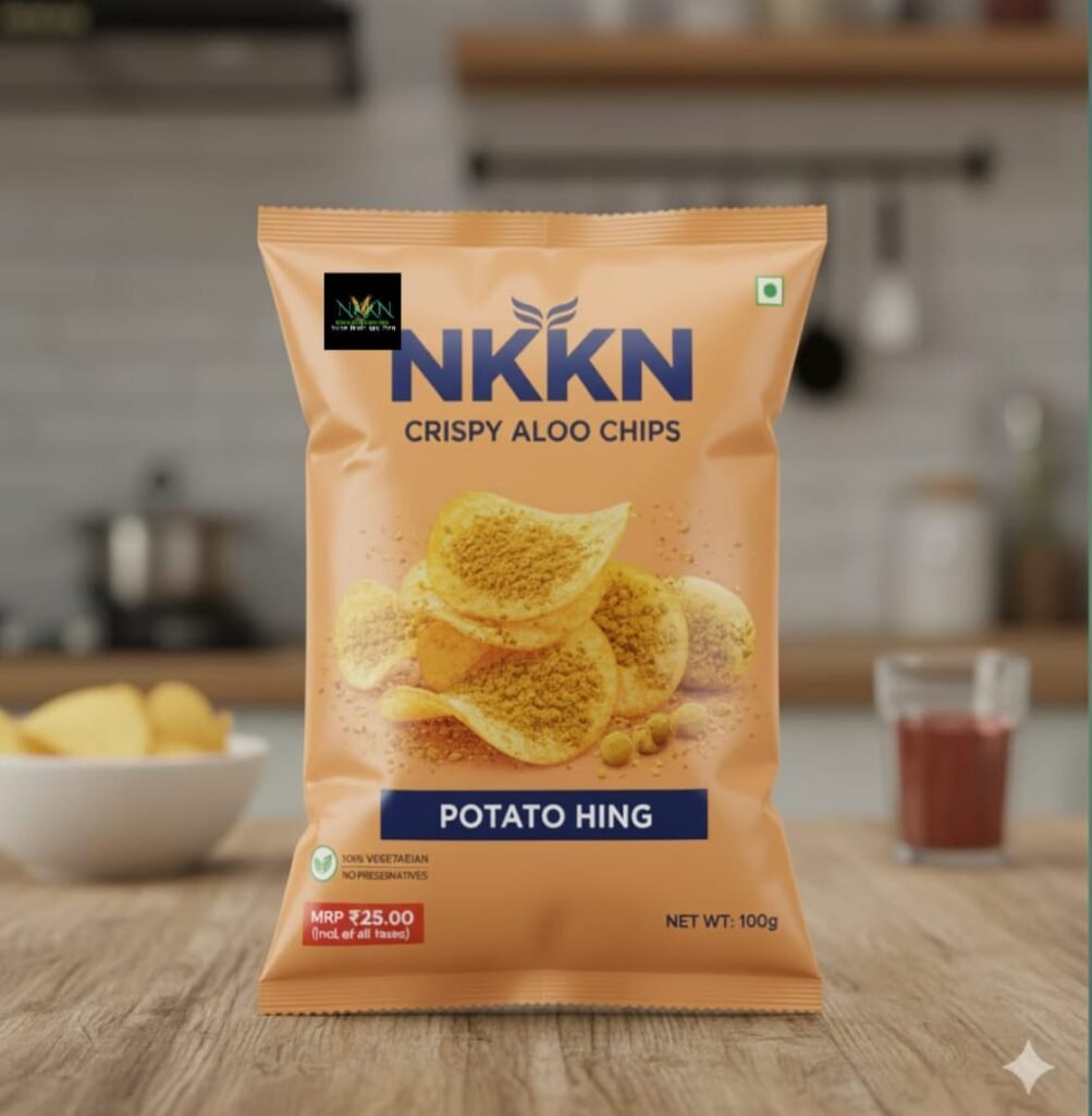 NKKN Crispy Aloo Chips – Potato Hing Flavor