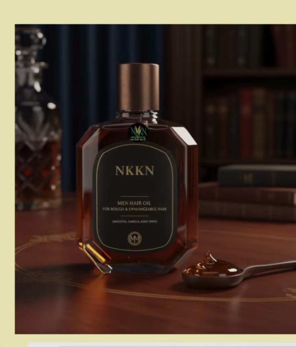Read more about the article Men Hair Oil: Complete Guide to Strong, Healthy & Stylish Hair with NKKN